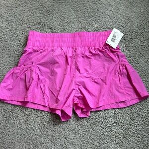 NWT pink running shorts